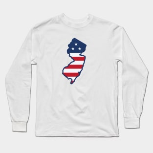 Stars and Stripes New Jersey Long Sleeve T-Shirt